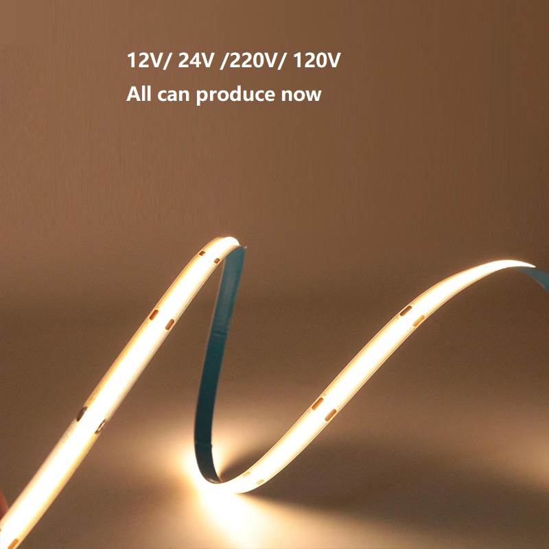 IP20, IP65, IP68 UL Approved 220V COB Strip LED Rope Light