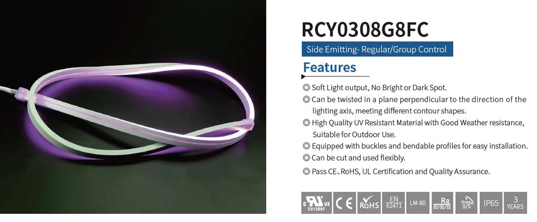 Decoration Lighting Flexible Neon LED Strip Light