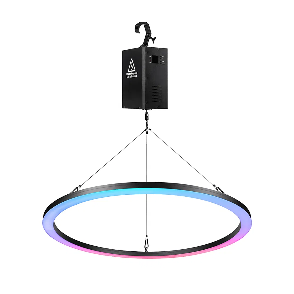 LED Stage Lights Kinetic Winch System Kinetic Light Ring for DJ