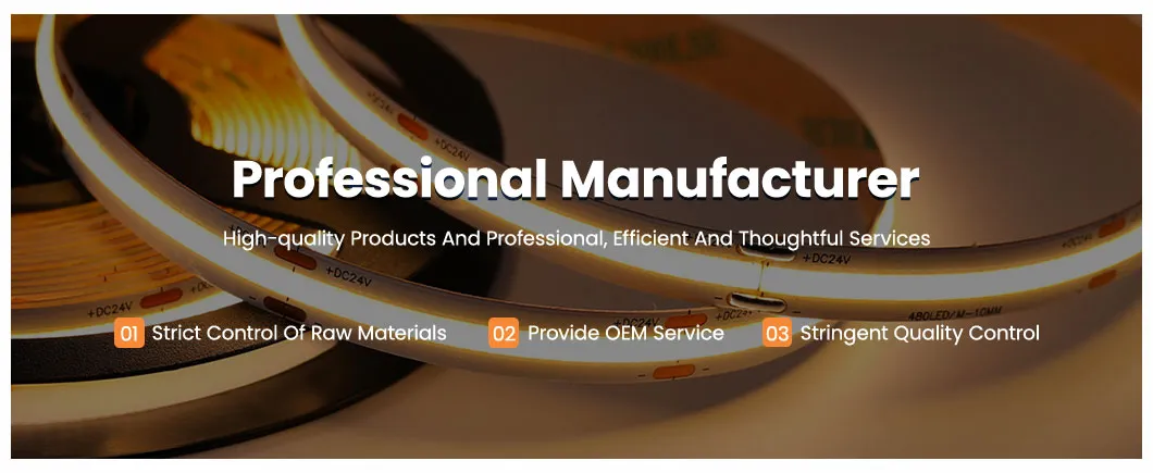 RGBW COB LED Strip Banner