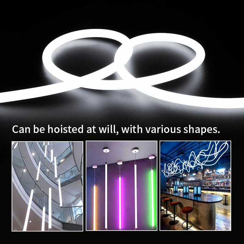 Citylux Smart D18 D22 D25mm 360 Silicone LED Strip Light RGB RGBW CCT Neon Rope Lights