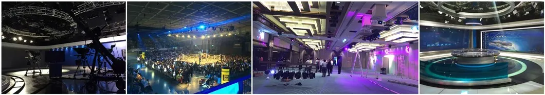 Auto Zoom Bi-Color LED Stage Light Fresnel Spotlight 5