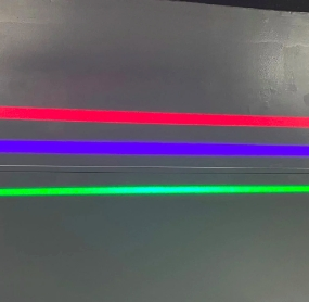 DC10-80V LED Warehouse Sidewalk Green Industrial Virtual Laser Line Light Strip Floor Marking Projector