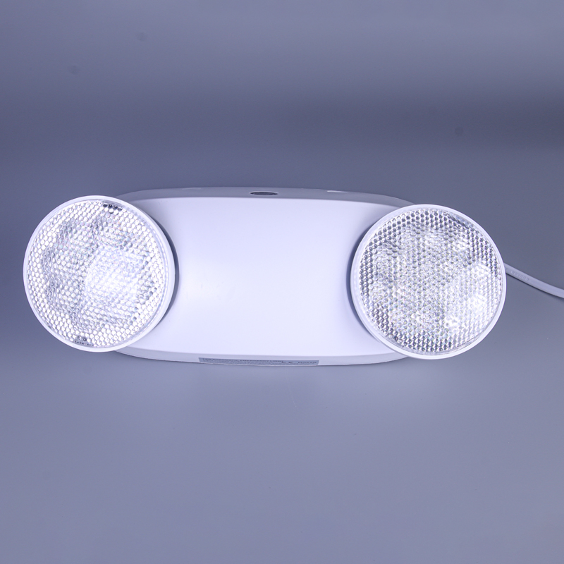 Rechargeable Double Head High Brightness LED Fire Exit Emergency Light with Li-ion Battery