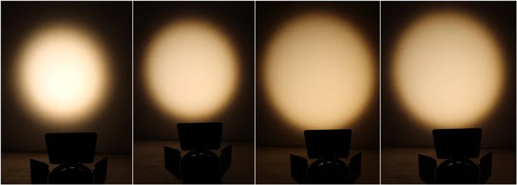 Auto Zoom Bi-Color LED Stage Light Fresnel Spotlight 3