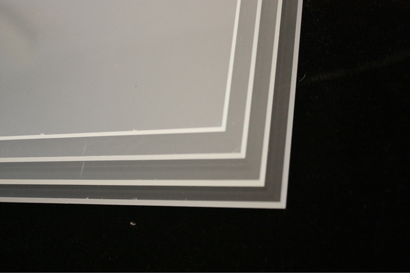 Colorful LED Backlight Panel: White Green Red and Yellow