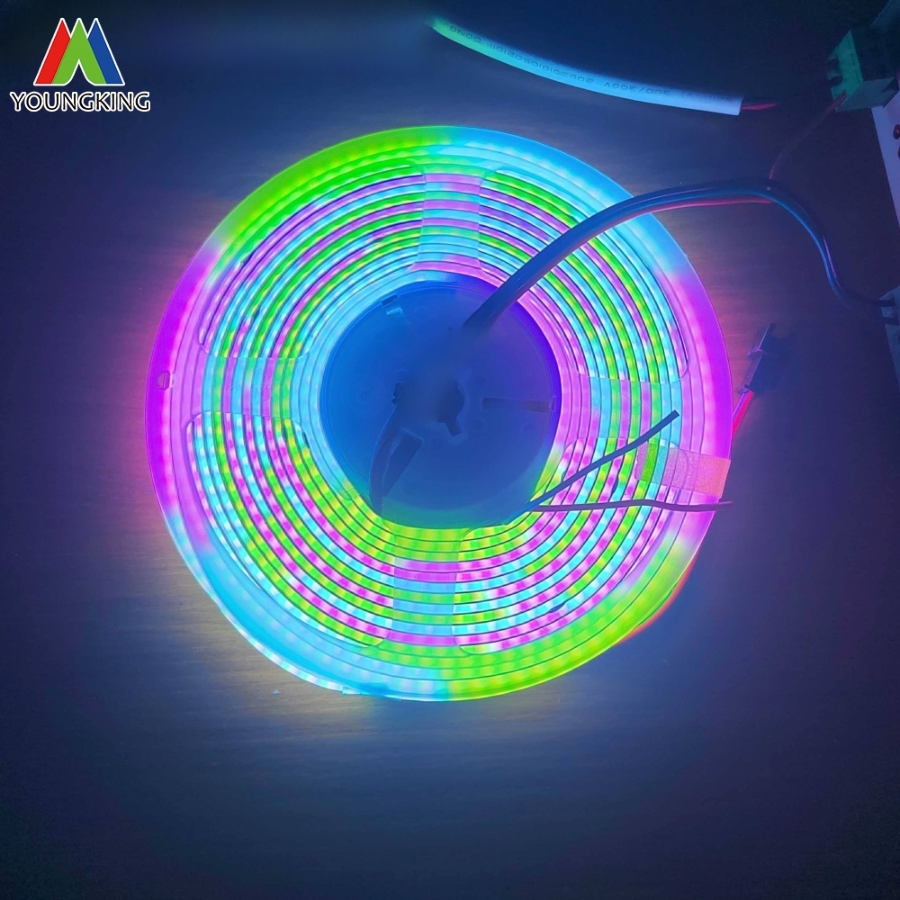 Rgbwic COB LED Strip Light Addressable LED RGBW IC Ws2814 24V LED Strip 784LEDs/M Luces LED Tira De Luz LED COB LED Strip Light