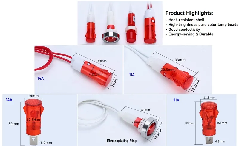 Power Signal Light Specification Reference