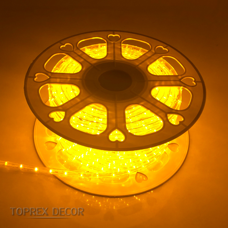 Quality Christmas Decorations 100 Meters Flashing Outdoor Neon Ceiling LED Strip Rope Lights