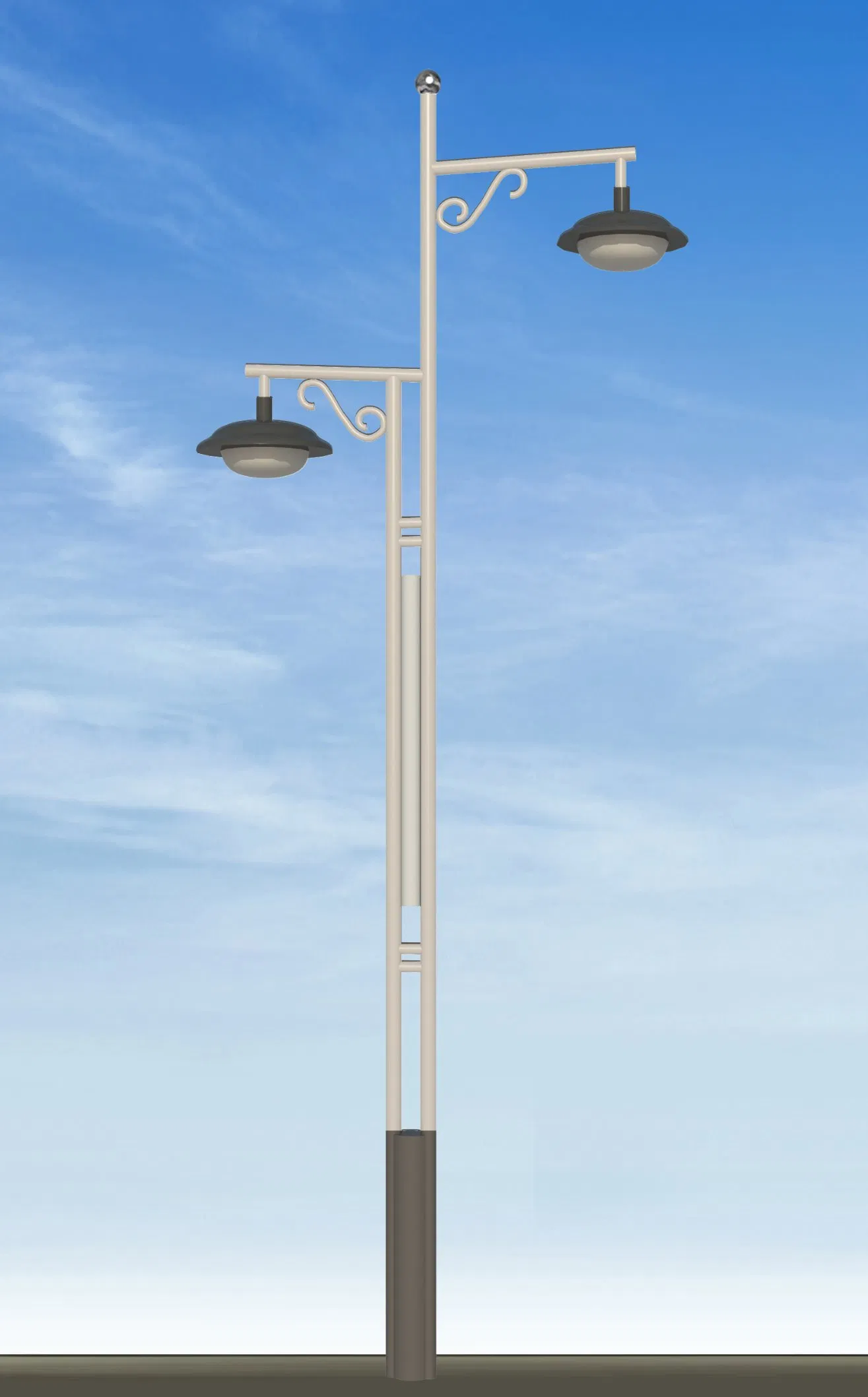 with Source 120 W LED Electrical Street Light Garden Lights