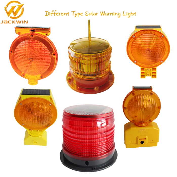 High Visibility Solar Warning Light Emergency Safety Flashing LED Beacon Strobe Light