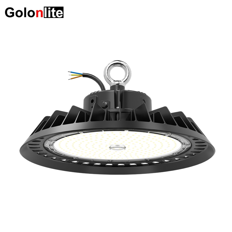 150lm/W 170lm/W 190lm/W 210lm/W 100-277V Dimmable Power Selected Motion Daylight Sensor 500W 300W 250W 100W 150W 200W UFO LED High Bay Light