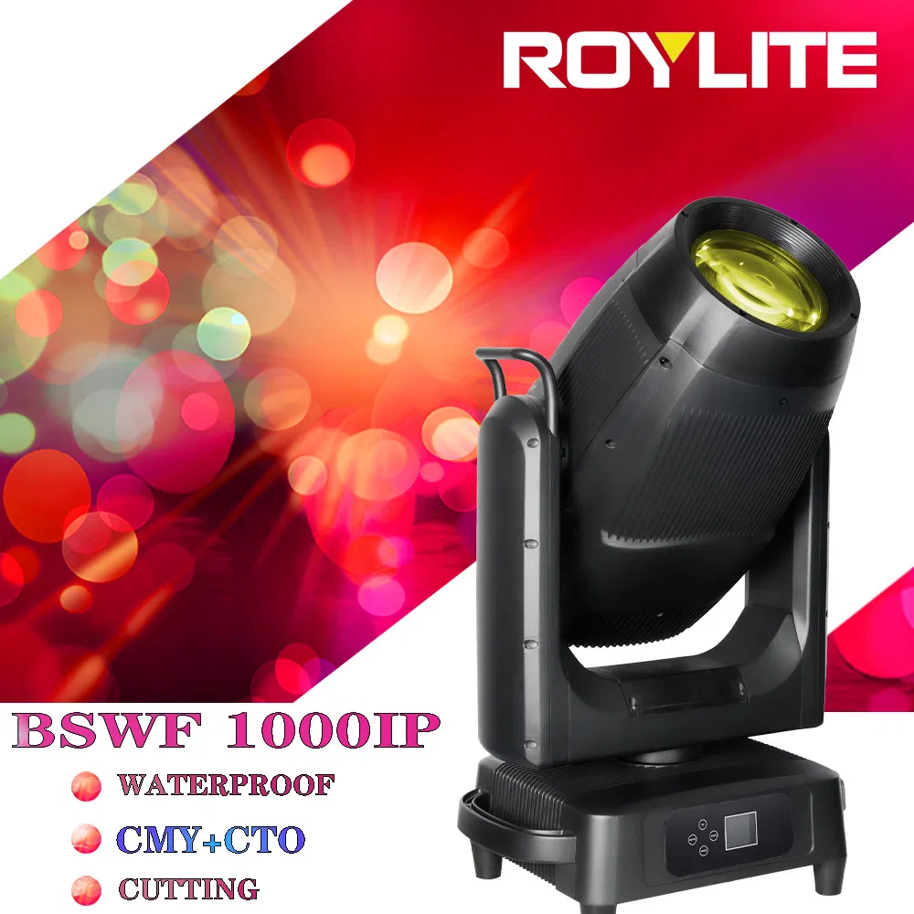 1000W LED RGBW Moving Head Light CTO Concert Performance DMX512 Control Mode IP66 Stage Light