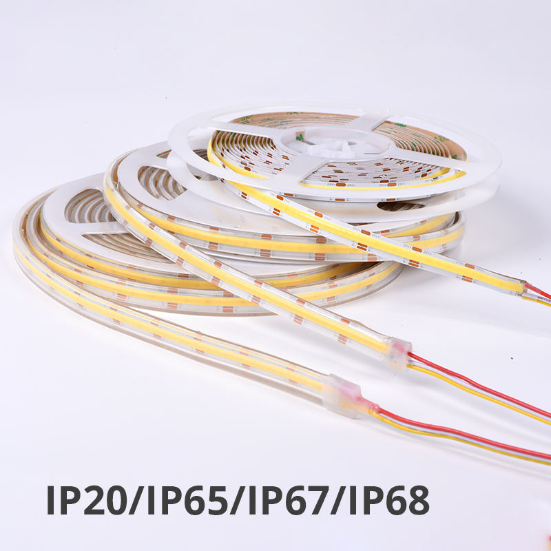 Low Price Flexible White COB LED Strip Light 4000K 6000K Car Interior LED Light Strip with Remote Control Night Light for Kids