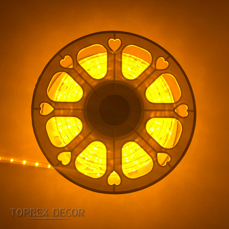 Quality Christmas Decorations 100 Meters Flashing Outdoor Neon Ceiling LED Strip Rope Lights