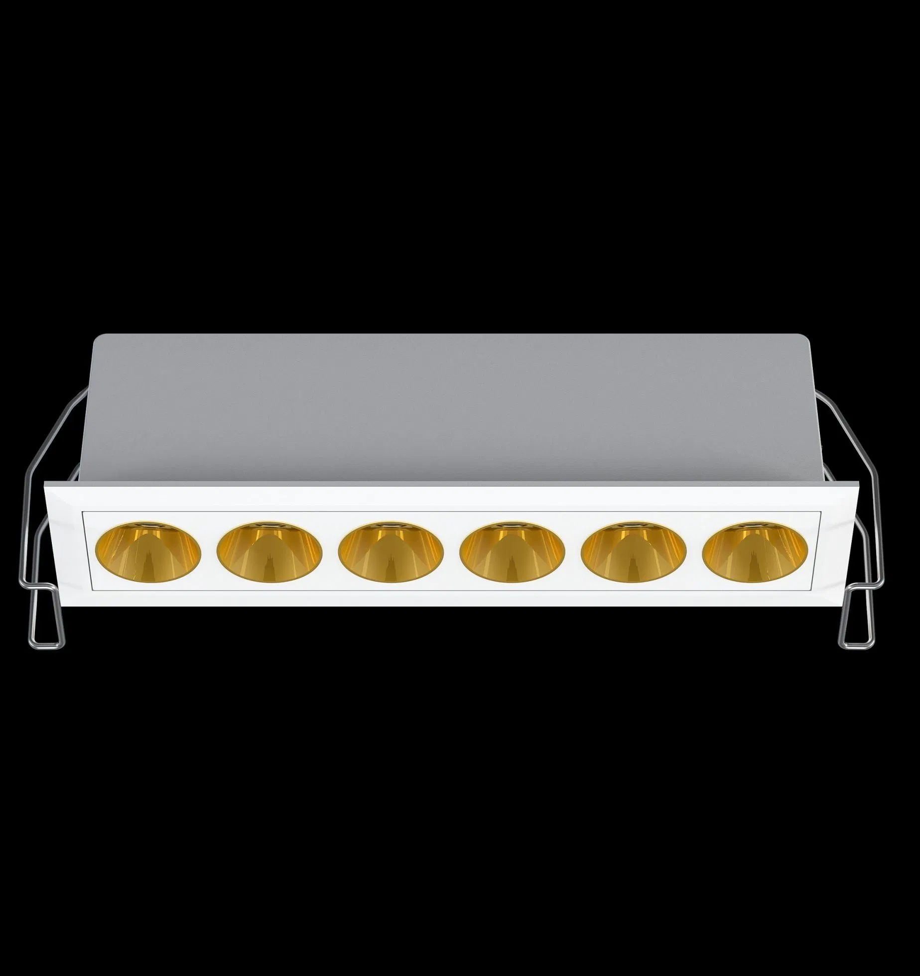 Wholesale Slim Linear Multiple Grille Light Aluminum Indoor Hotel Living Room Shop Surface LED Light Spotlight