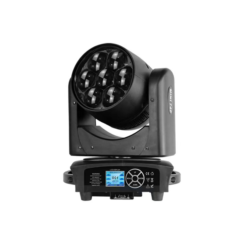 LED Stage Light 7PCS*40W RGBW Bee Eyes Light Disco DJ Wedding Nightclub Party Zoom Beam Wash PAR Moving Head Light