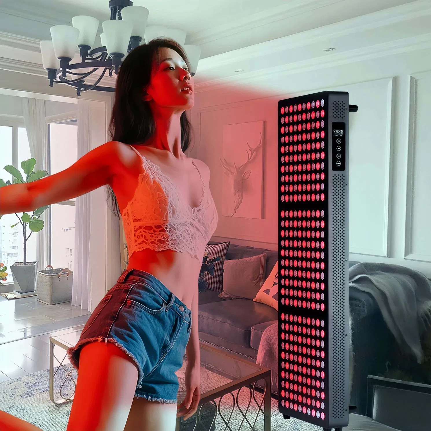 Azure Oed/OEM Home Body Skin Care Beauty Physiotherapy Solarium Machine LED Red Light Therapy Panel Equipment Sauna Salon LED