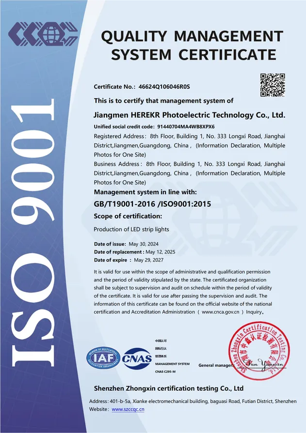 ISO 9001 Certificate