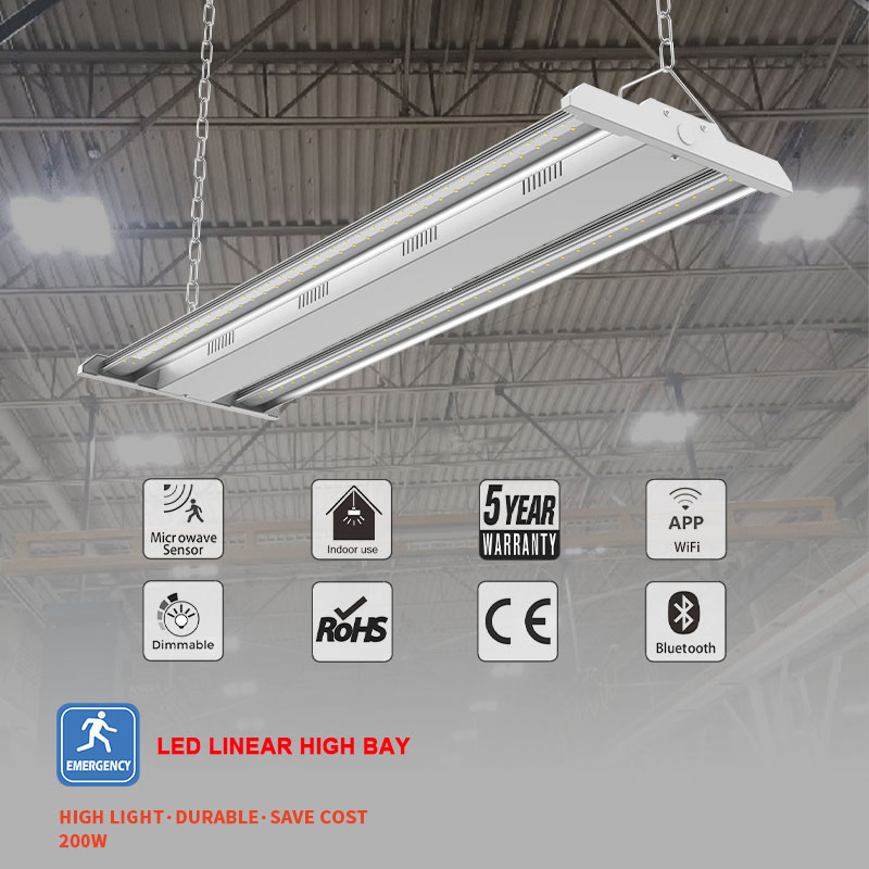 Hanging Commercial Indoor Linear High Bay LED Light