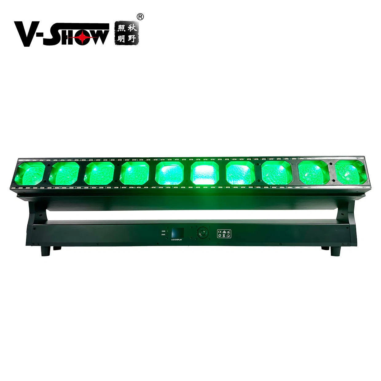 Vshow B1060s Stage Light 10PCS 60W Moving Bar Zoom with Strobe Lines LED Bar Light for Event Concert