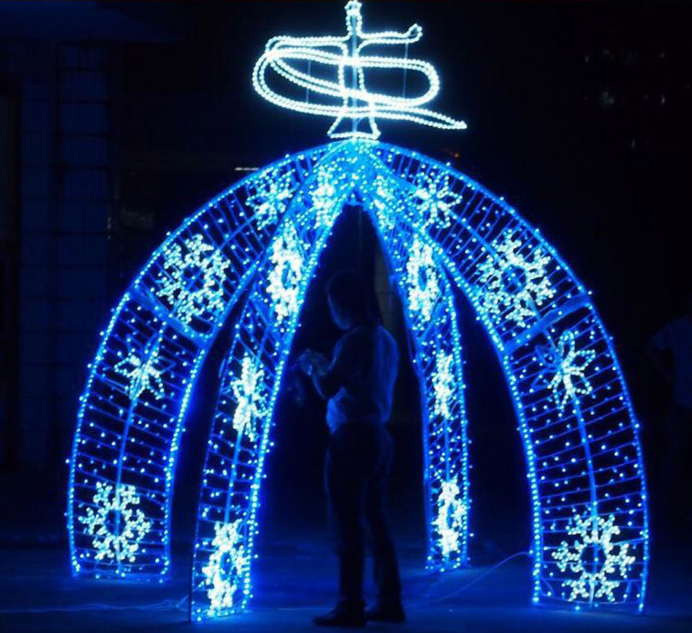 LED Christmas Rope Decoration Lights for Square Shopping Mall