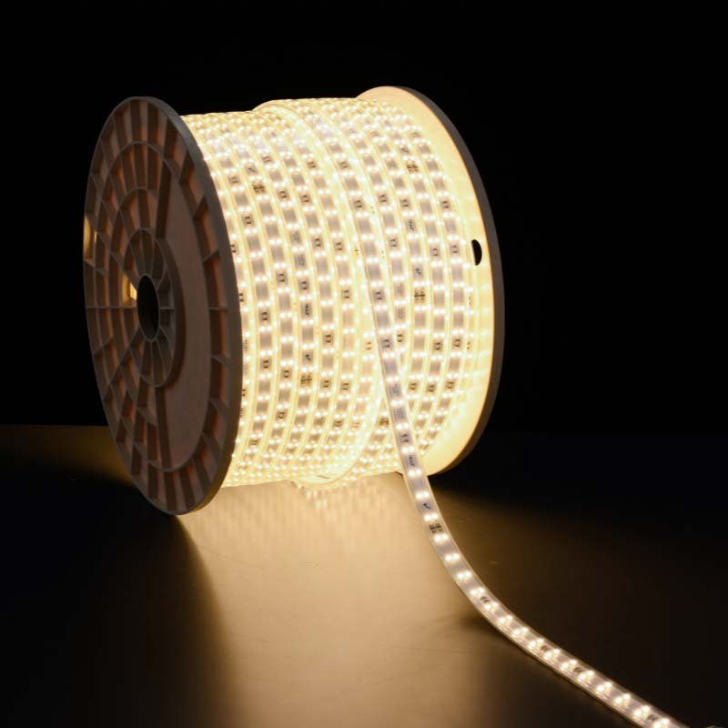 220V 120d 12mm SMD2835 Double-Row LED Rope Light Strip Light
