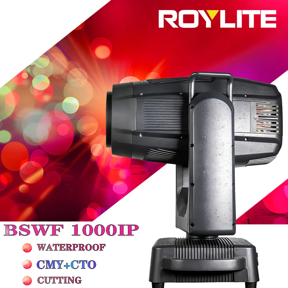 1000W LED RGBW Moving Head Light CTO Concert Performance DMX512 Control Mode IP66 Stage Light
