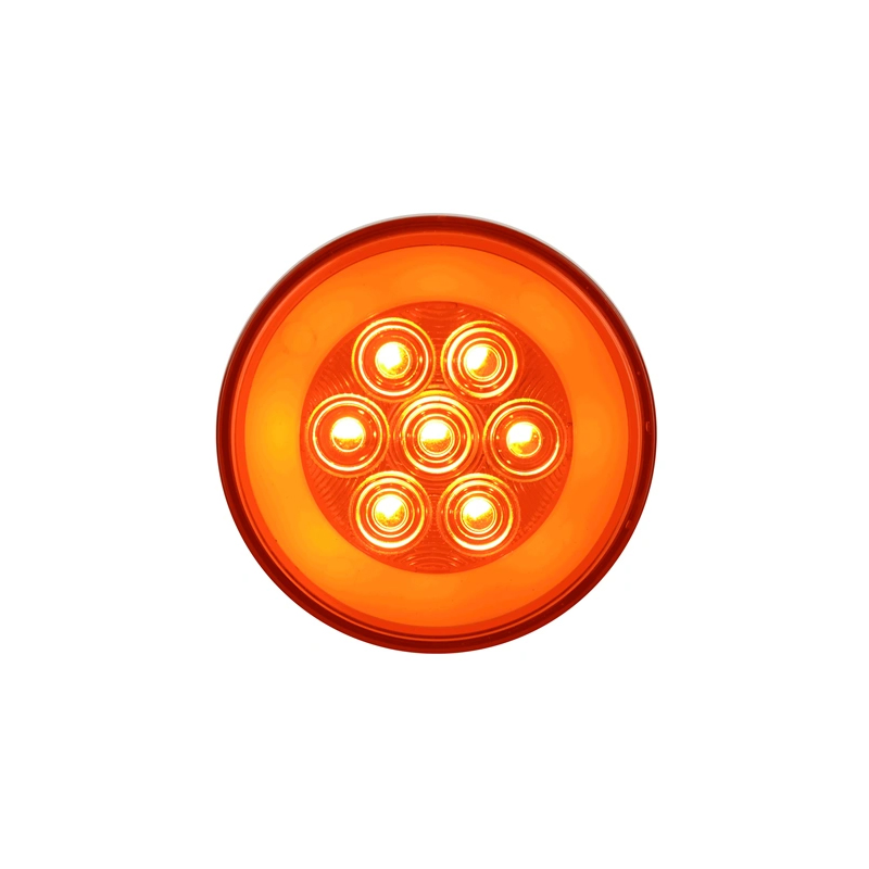 LED Trailer Truck Stop Turn Brake 4" Round LED Tail Neon Light