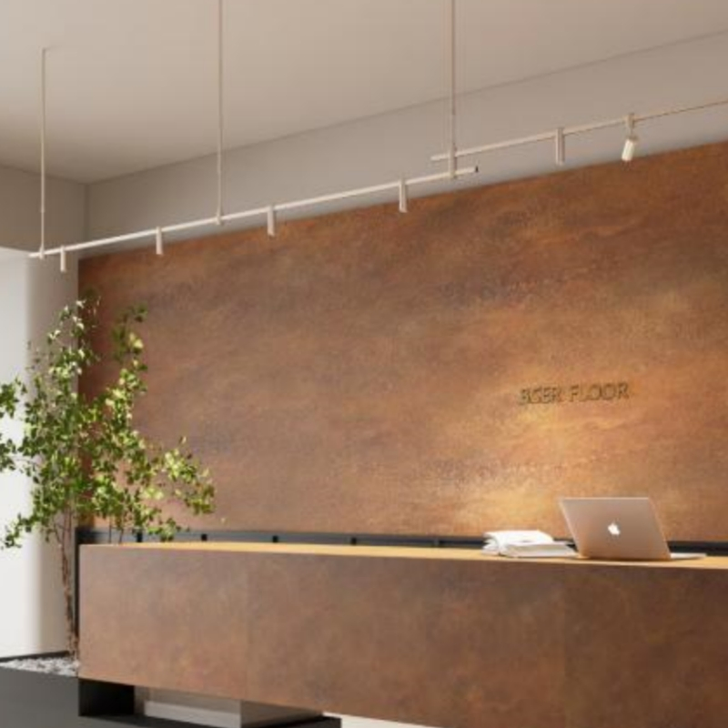 Aluminum Light Track Rail Black Smart Pendent Light LED Magnetic Track Light Fixture