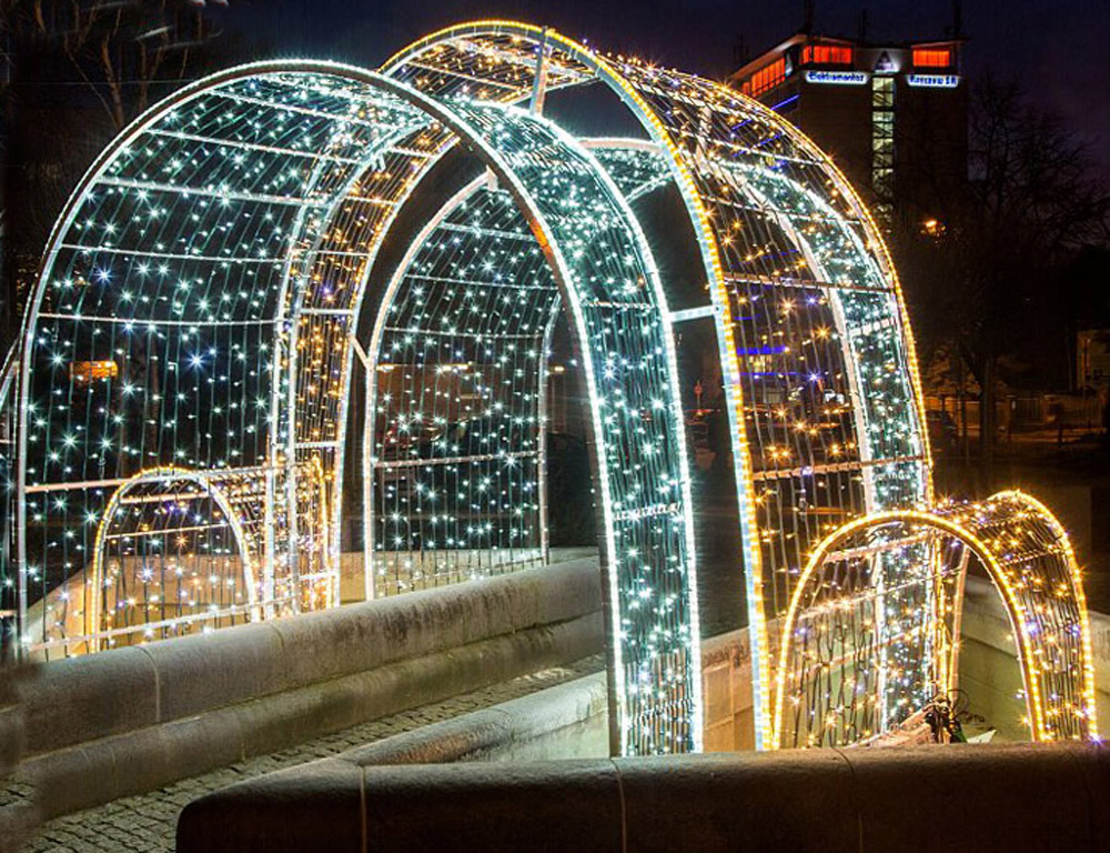 LED Christmas Rope Decoration Lights for Square Shopping Mall