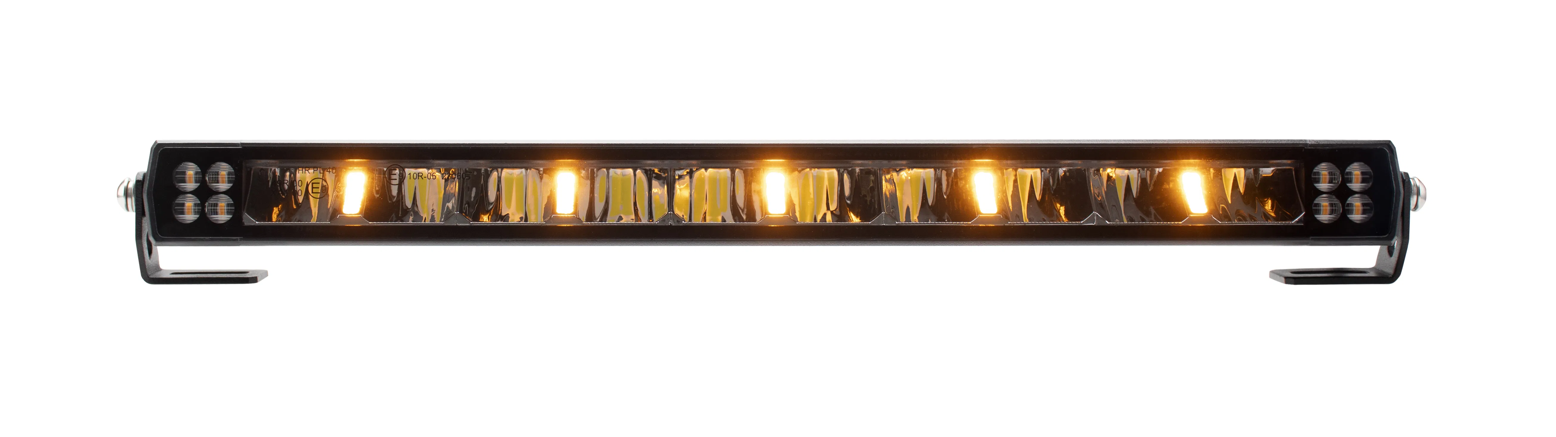Straight Slim Light Bars 19 Inch Driving Beam White Amber DRL LED Lights for Car off Road Truck Warning Emergency Light Bar