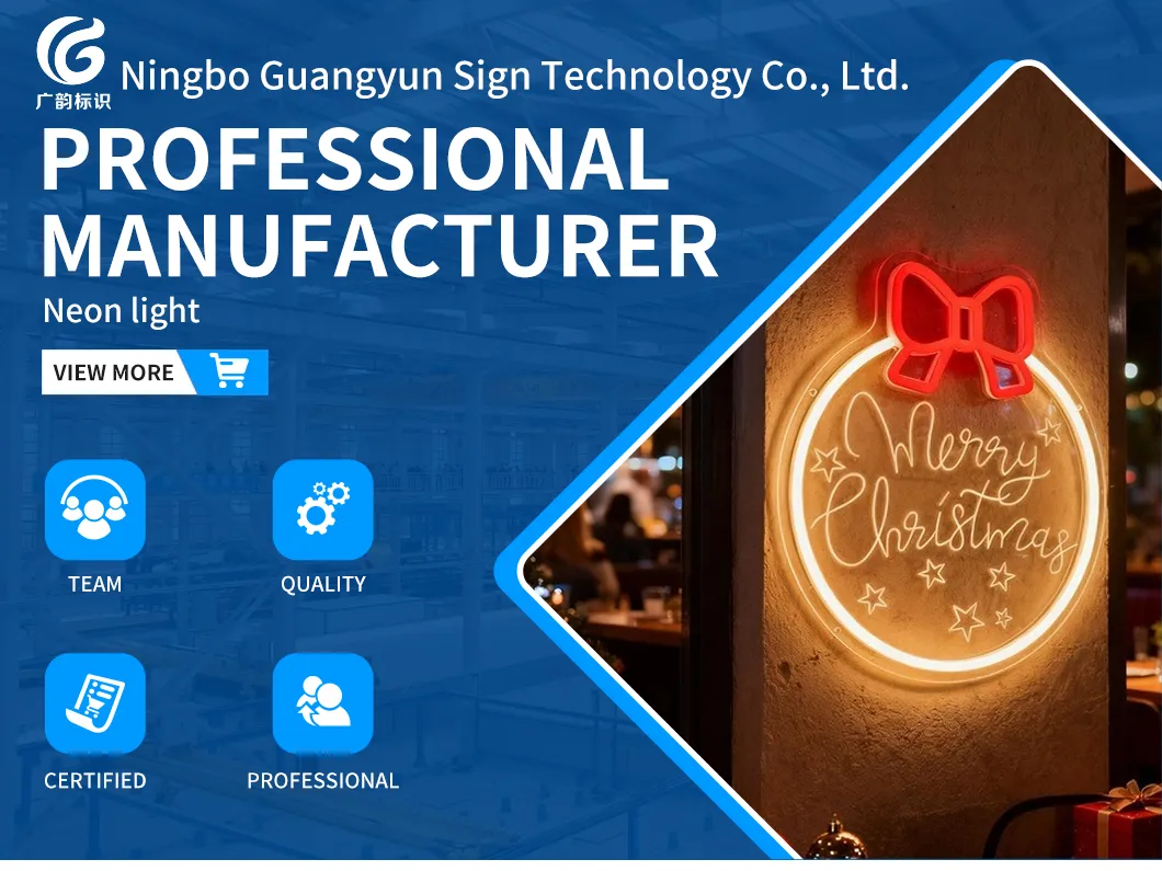 Custom Neon Lights Banner