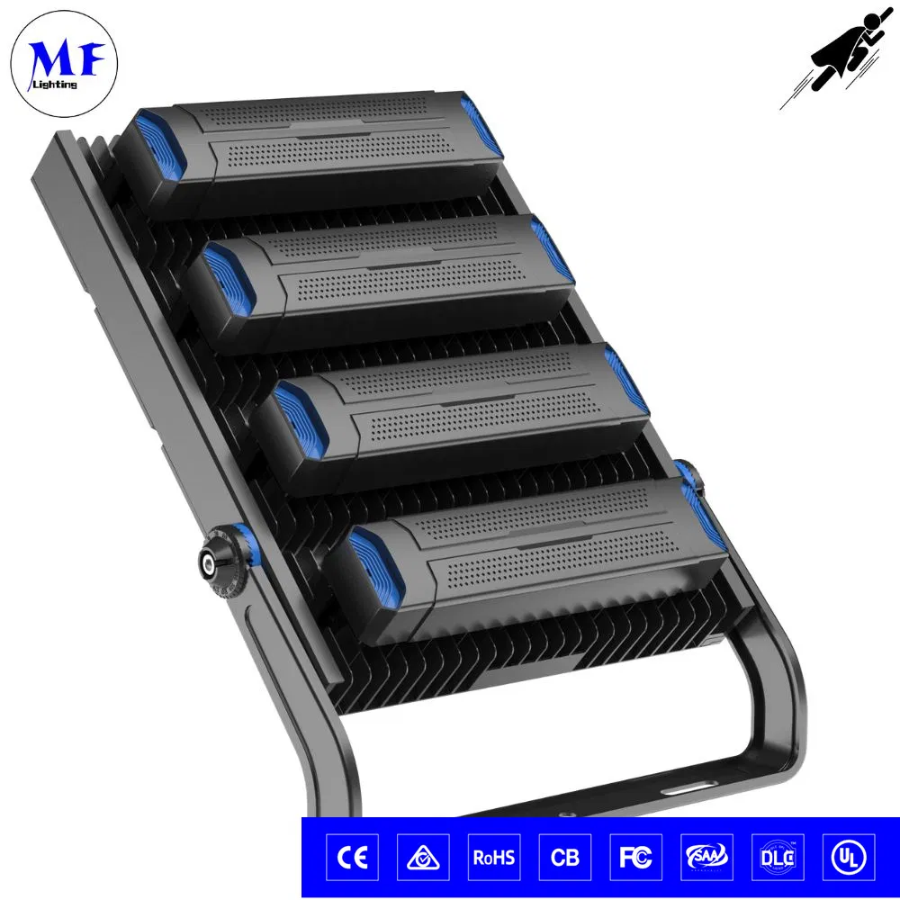 Factory Price 300-1500W IP66 LED Flood Light LED High Mast Stadium Light 5years Warranty with High Brightness for Sport Field Port