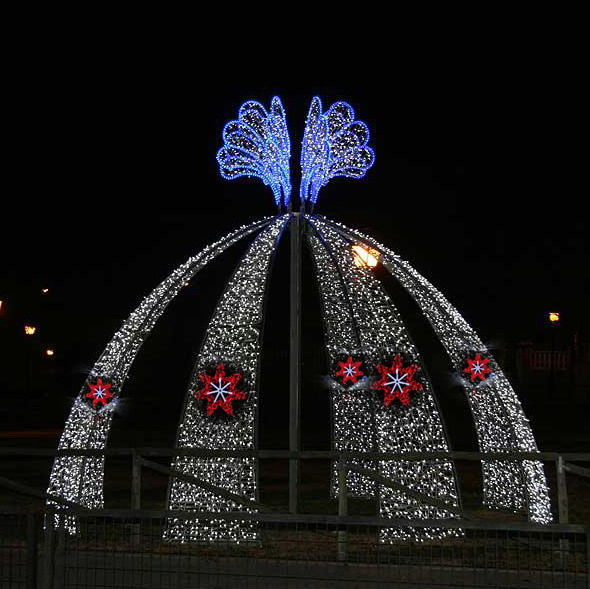LED Christmas Rope Decoration Lights for Square Shopping Mall