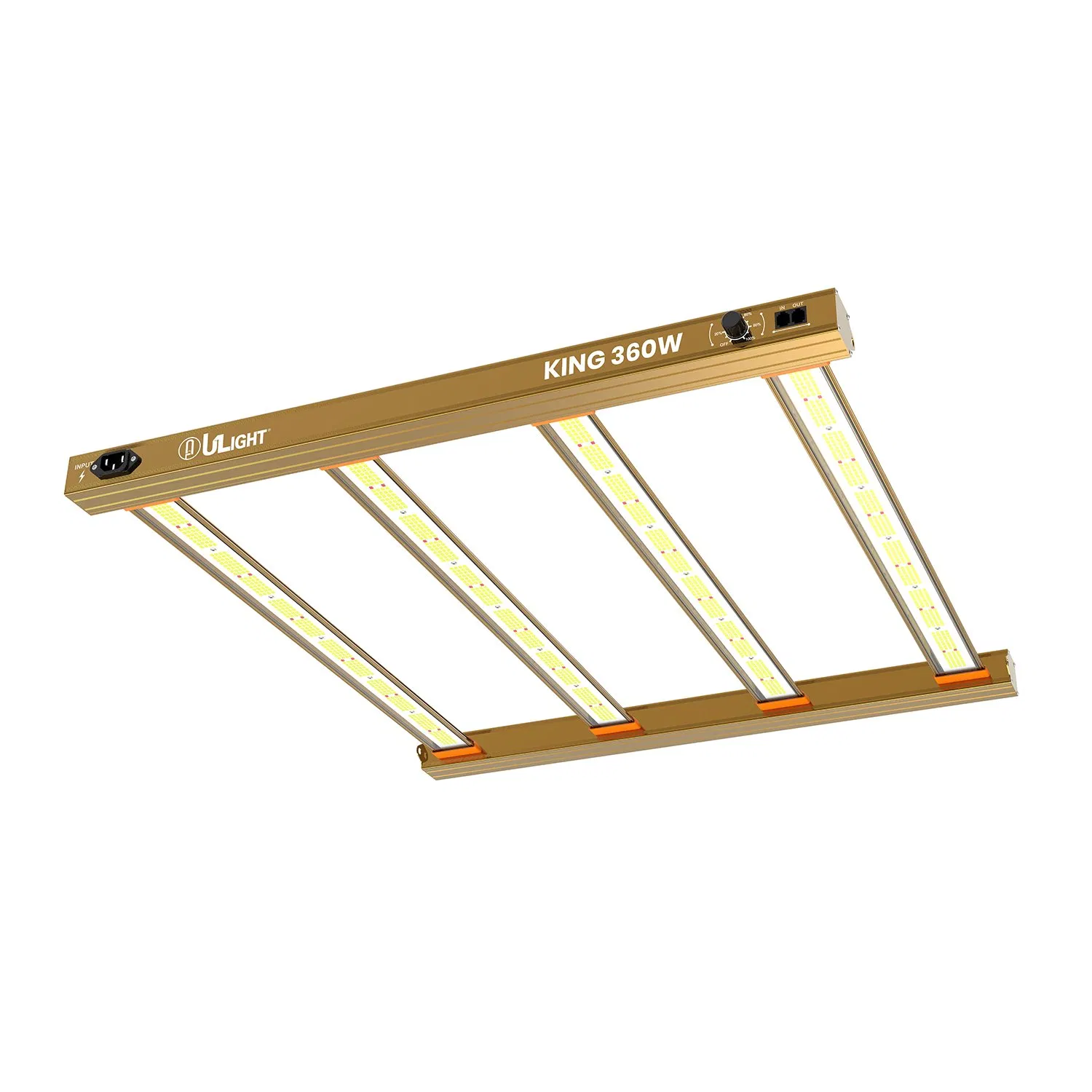 Ulight King 360W Hydroponic Growing System High Power LED Grow Light LED Light Grow Lighting PPE2.9umol/J