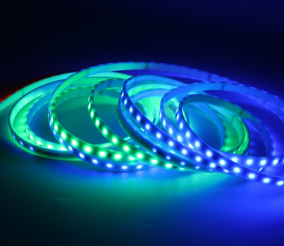 China Factory IP65 Silicone Tube LED Strip RGBW DOT Control LED Strip Light