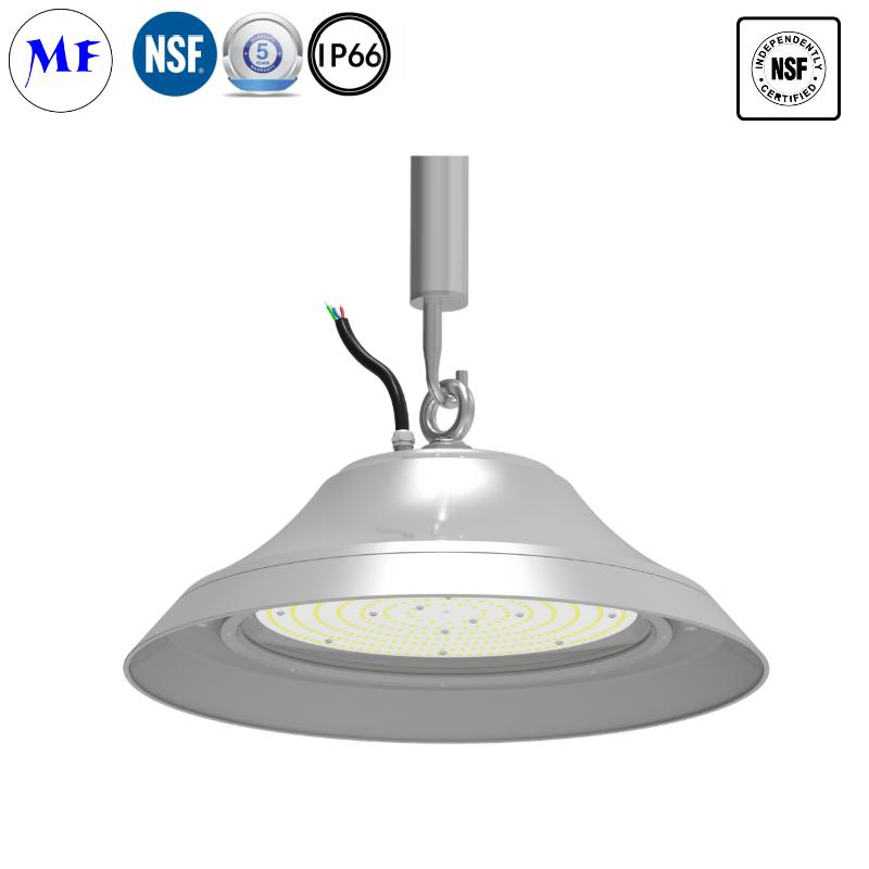 Factory Price NSF 50W 80W 100W 200W Corrosion Resistance Easy Cleaning Foodie Highbay Light LED High Bay Light Food &amp; Beverage Industry Cold Chain Warehouse
