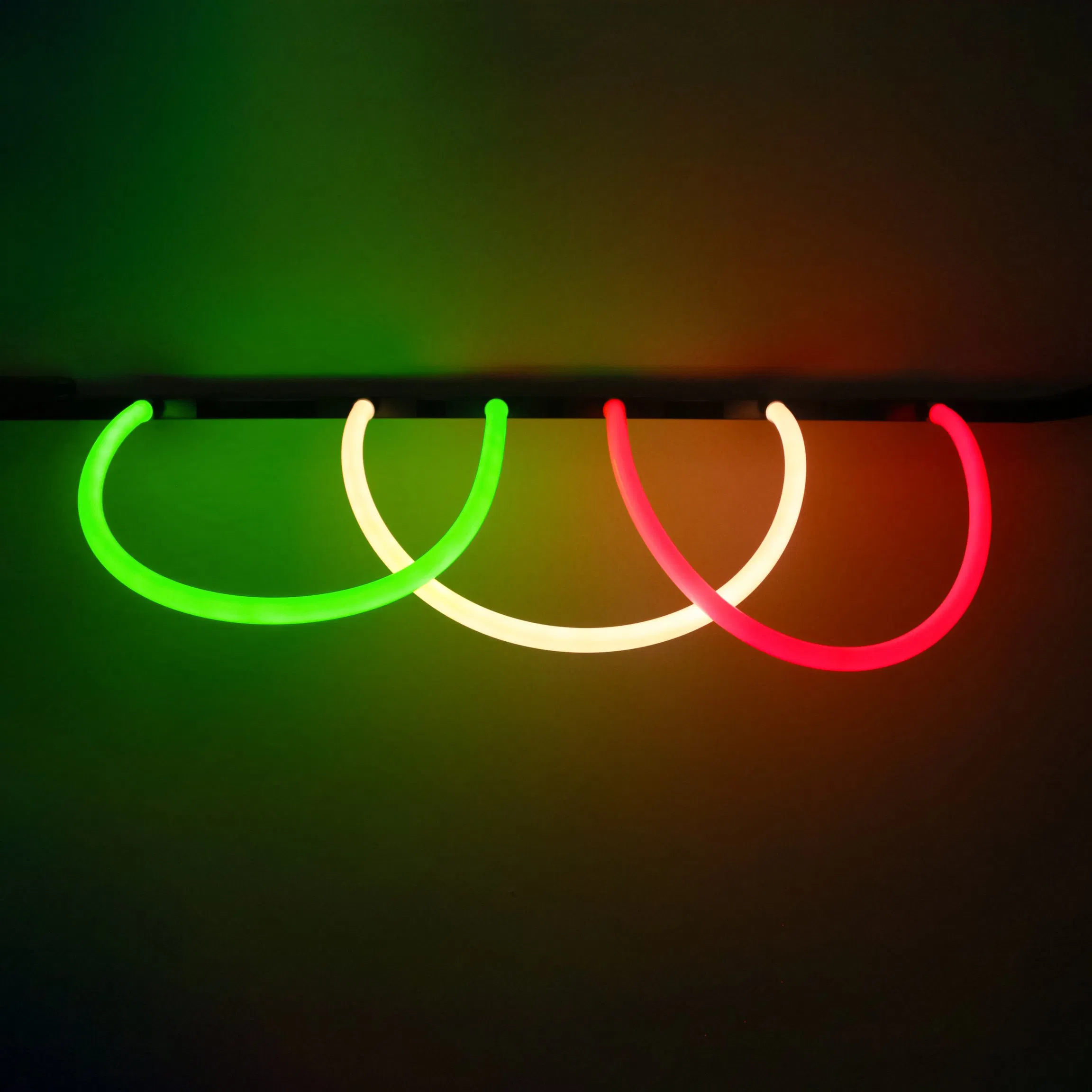 Silicone Flexible DC48V LED Magnetic Track Light Neon Flex Chandelier Pendant Light
