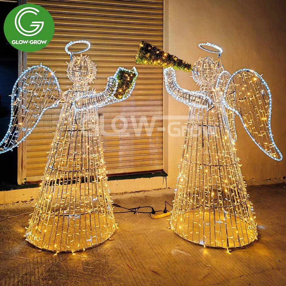 3D Angel Motif Light