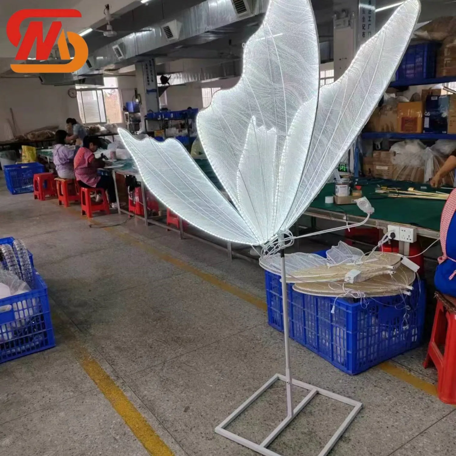 Smooth Wedding &amp; Event Stage Decor Moving LED Butterfly Light for Backdrop Decoration