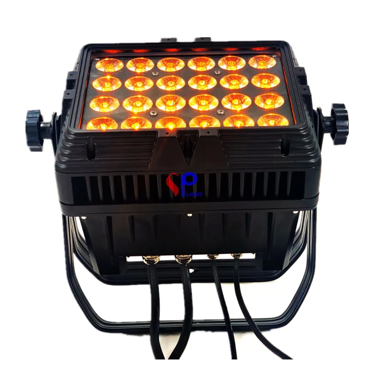 Stage Light 24PCS 15W Square RGBWA LED DJ Disco Light Flood PAR Light City Color IP65 Outdoor Waterproof PAR Building Wash Light