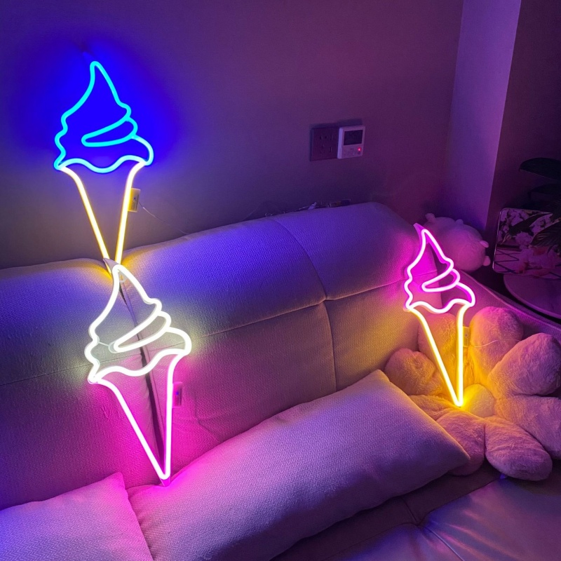 Custom Neon Signs: LED Lights in Multi-Color RGB and Unique Designs
