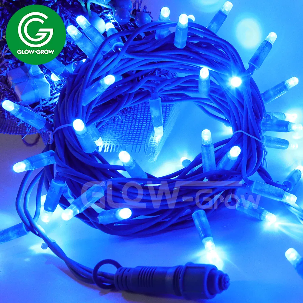 Outdoor Christmas Twinkle Fairy Garland Garden Curtain String LED Chain Light for Home Wedding Palm Tree Ramadan Street Halloween Holiday Event Decor