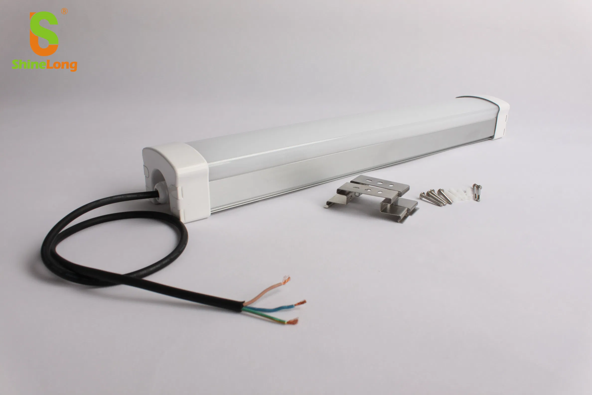 UL IP66 Waterproof Parking Lot Basement Lighting 4FT LED Tri-Proof Tube Light IP65