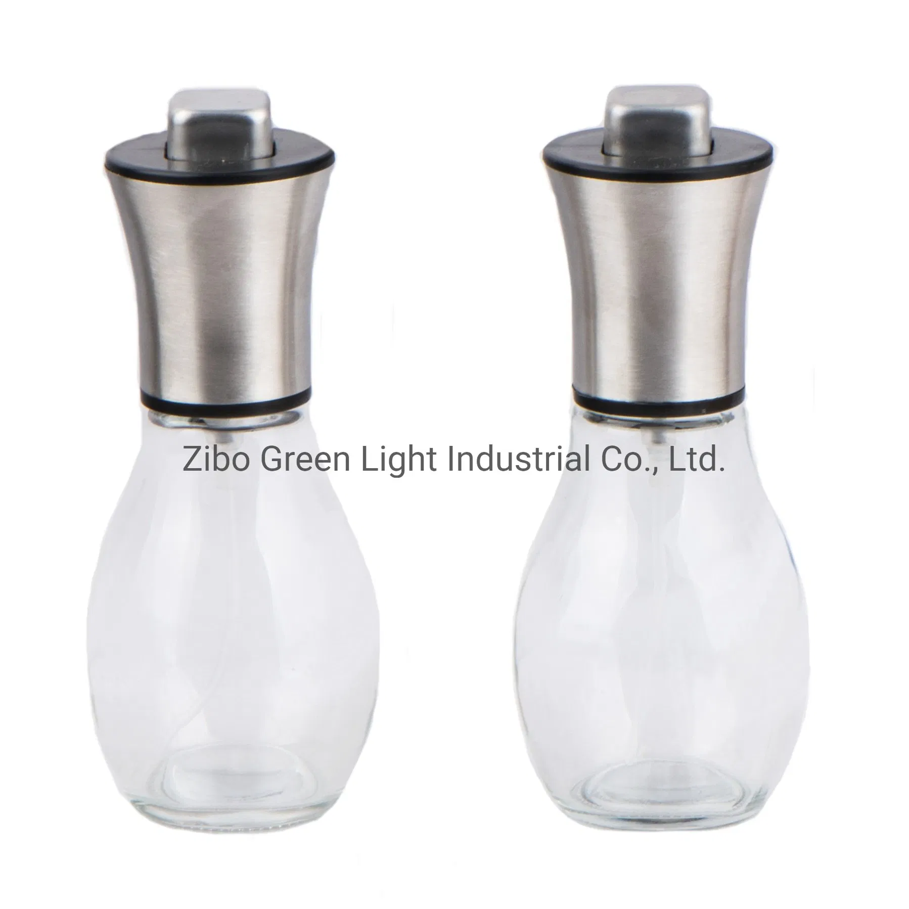 200ml Bowling Shape Glass Oil Spray Bottle/Olive Oil Bottle/Oil Dispenser/Glass Bottle/Glass Dressing Bottle with Stainless Steel Spray Lid