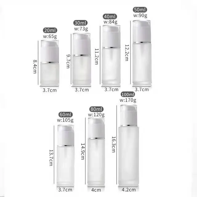 Emulsion Glass Bottle