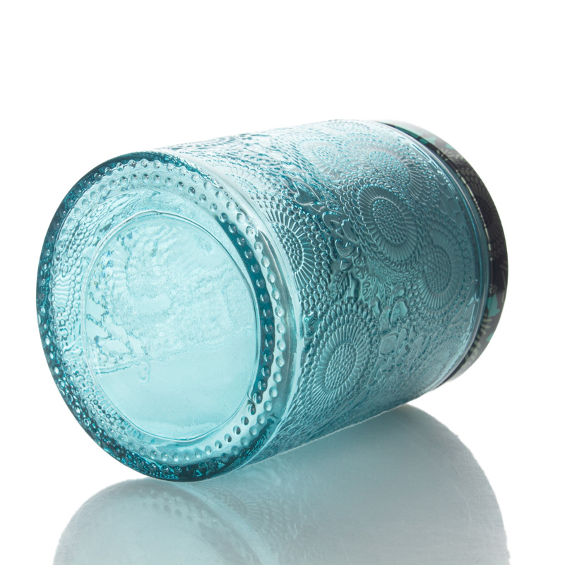 Colorful Luxury Glass Scented Candle Jar Glass Candle Jar