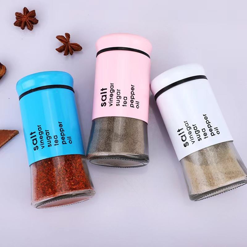 Wholesale 150ml Spice Jars Glass Salt Shaker Spice Container with Lid