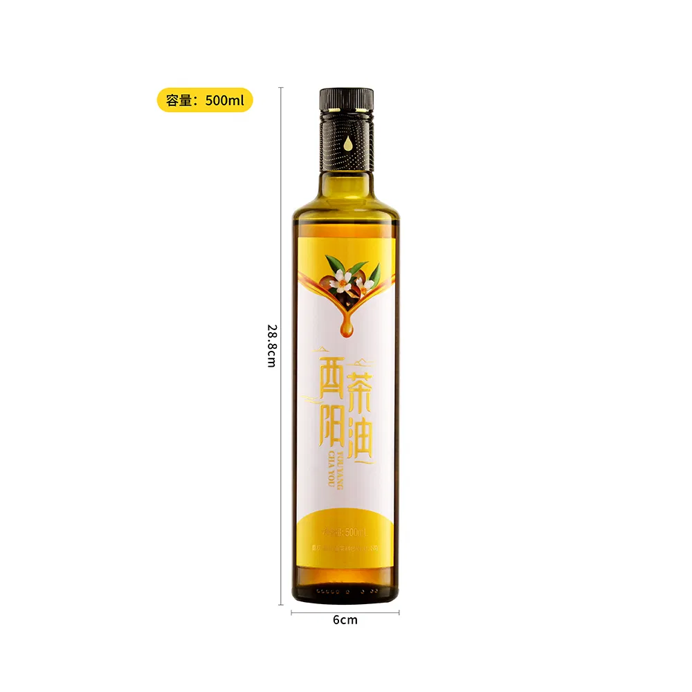 Amber Color Goods in Stock Cooking Oil Bottle 100ml 250ml 500ml 750ml Food-Grade Wholesale Glass Olive Oil Bottle